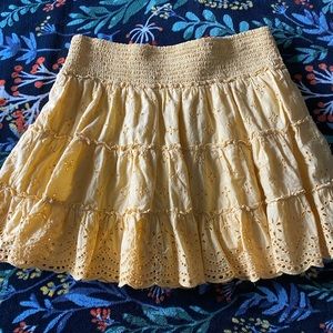 Yellow American Eagle skirt